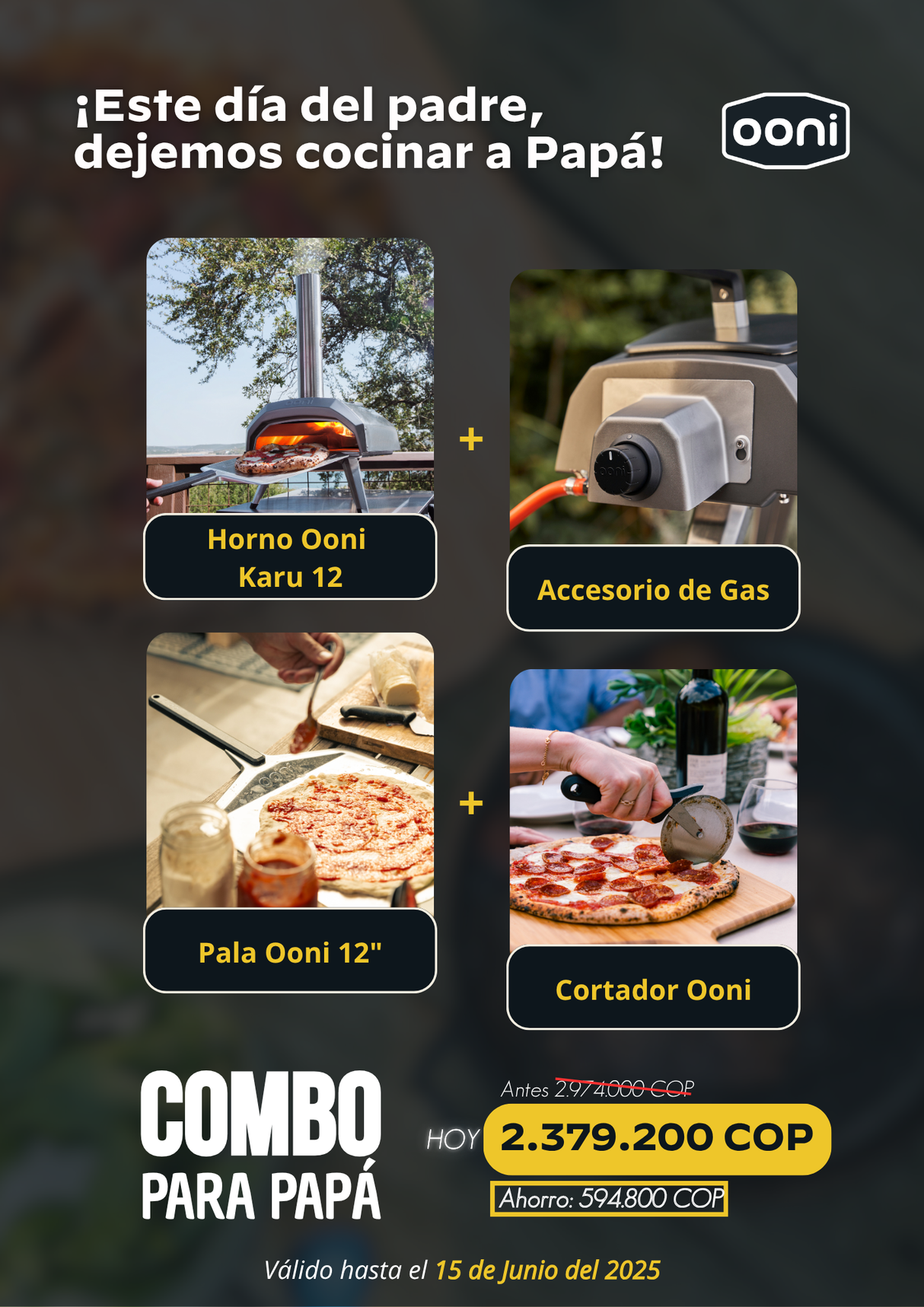 Combo Horno Ooni Karu 12