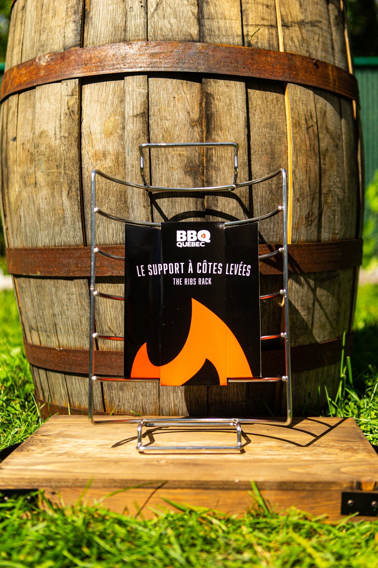 Parrilla para costillas BBQ