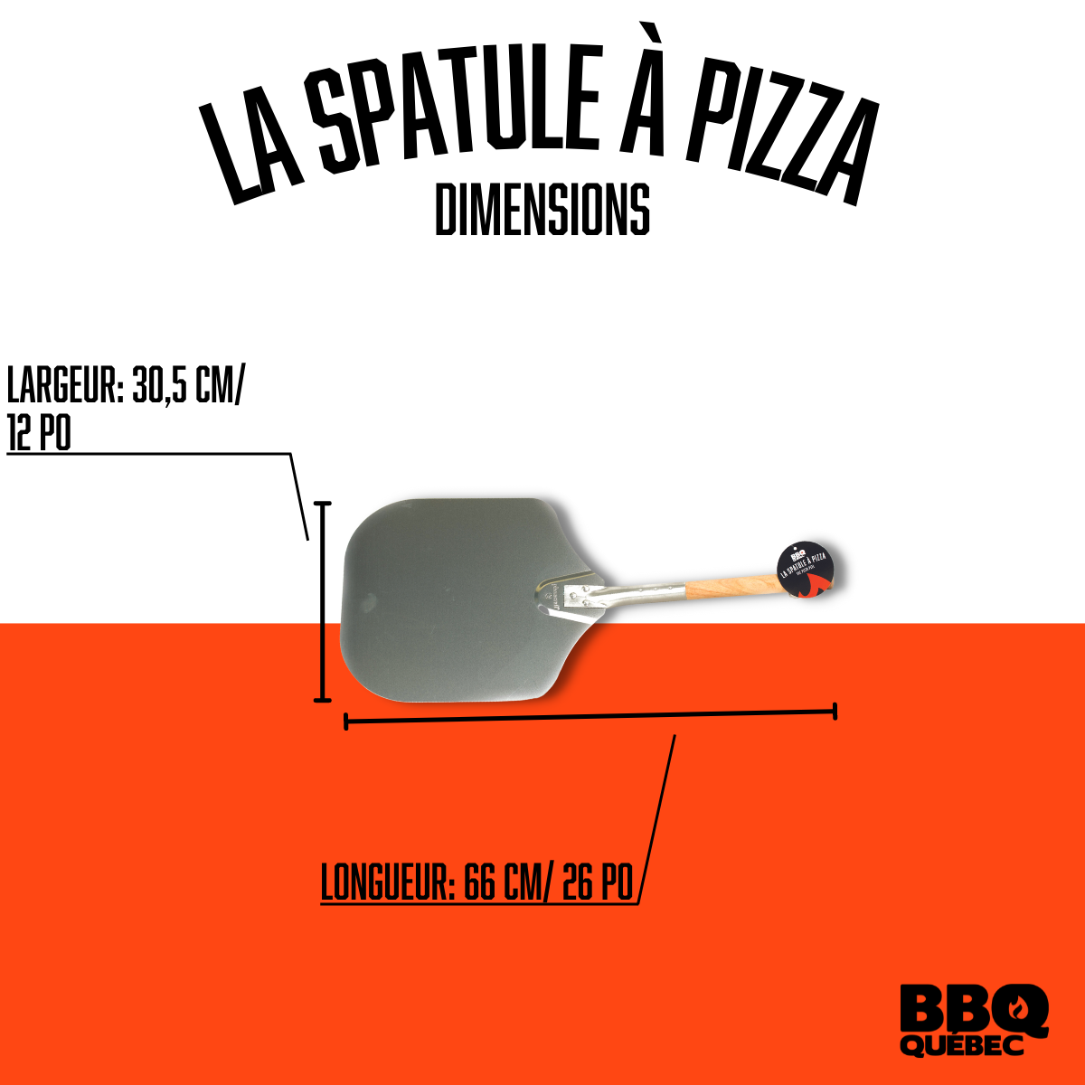 Espátula para pizza BBQ