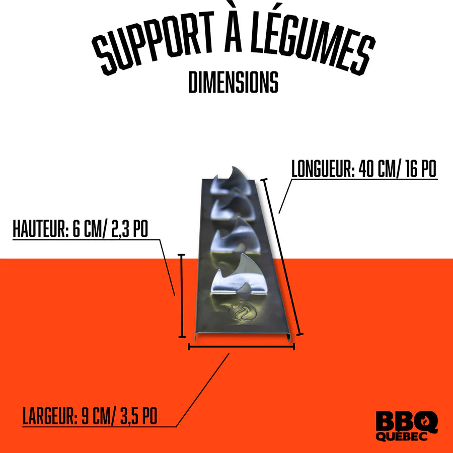 Rejilla para verduras de acero inoxidable