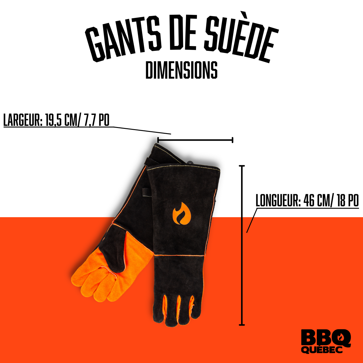 Guantes de gamuza BBQ Experts