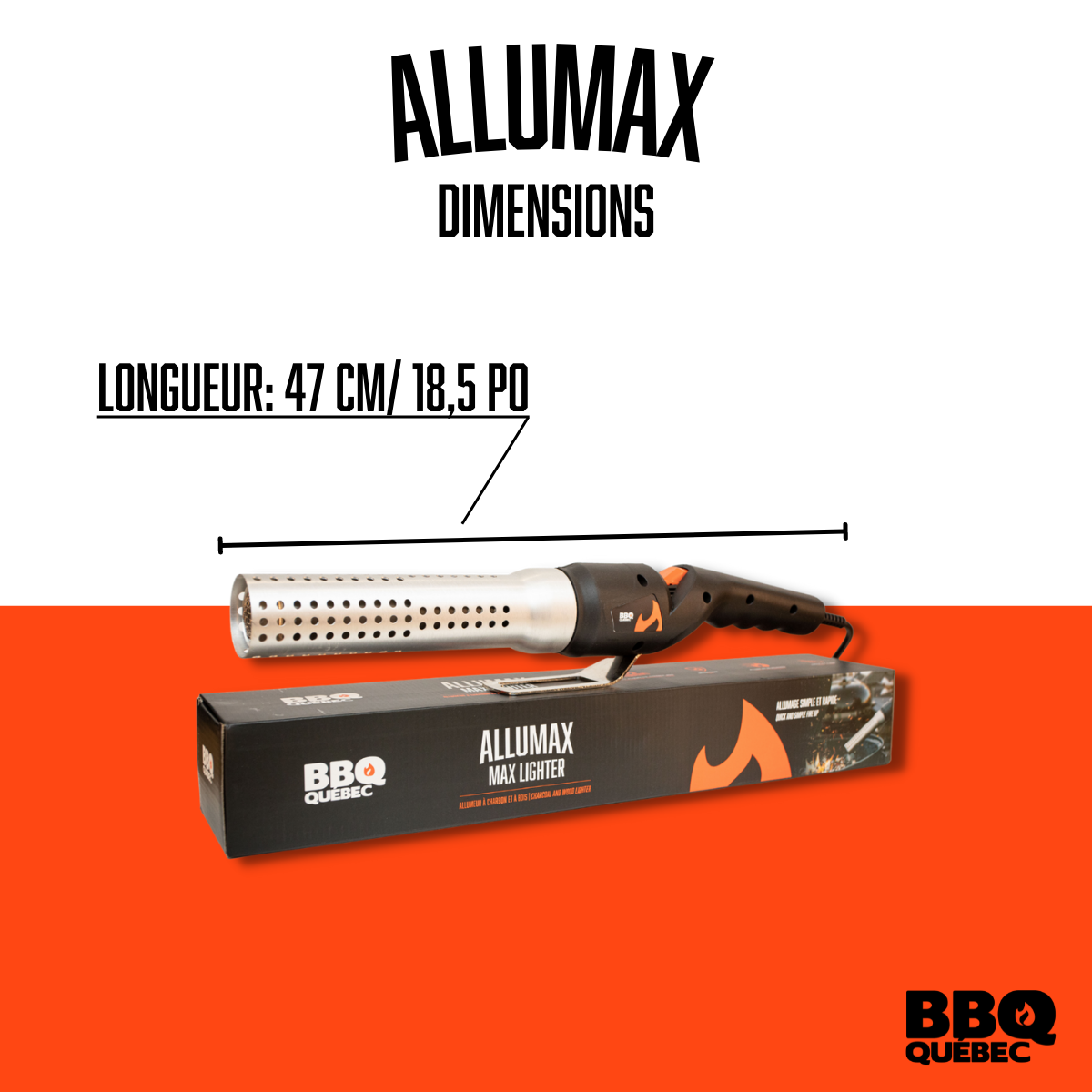 Encendedor de carbón Allumax de BBQ Experts