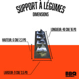 Rejilla para verduras de acero inoxidable